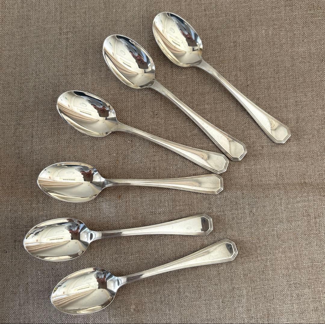 Christofle America　 アメリカシリーズ　デミタススプーン　6本 アメリカ デミタススプーン