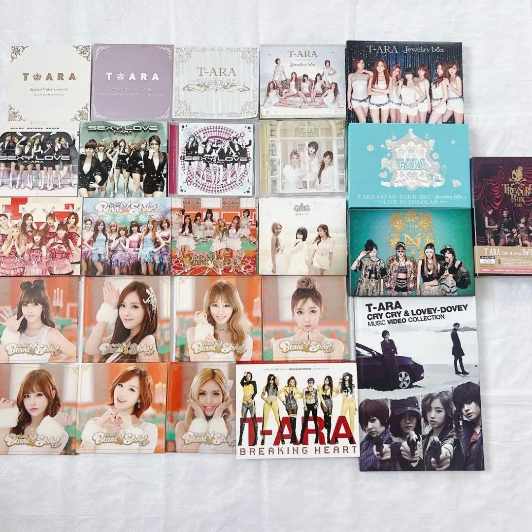 T-ARA ティアラ CD DVD ブルーレイ 特典DVD まとめ売り 2026年最新】K-POP DVD T-ARAの人気アイテム - メルカリ