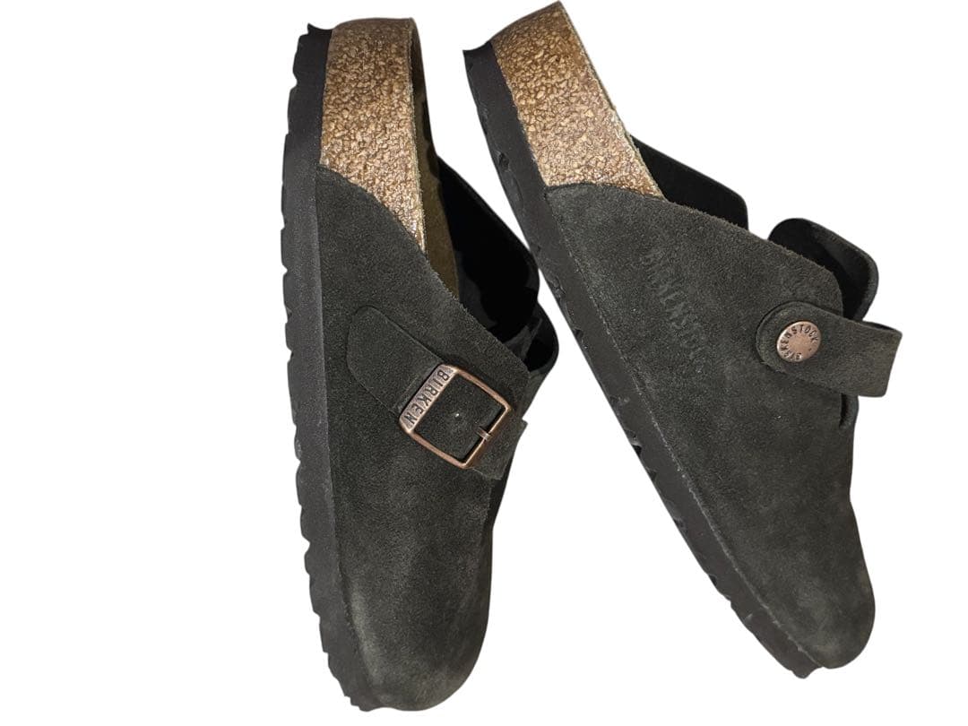 Birkenstock ビルケンシュトック ボストン スエード モカ 36 茶の通販