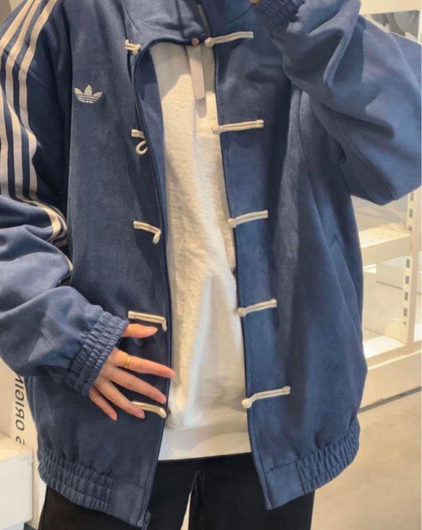 adidasアディダス 中国限定 蛇年トラックジャケット ネイビー Sサイズ