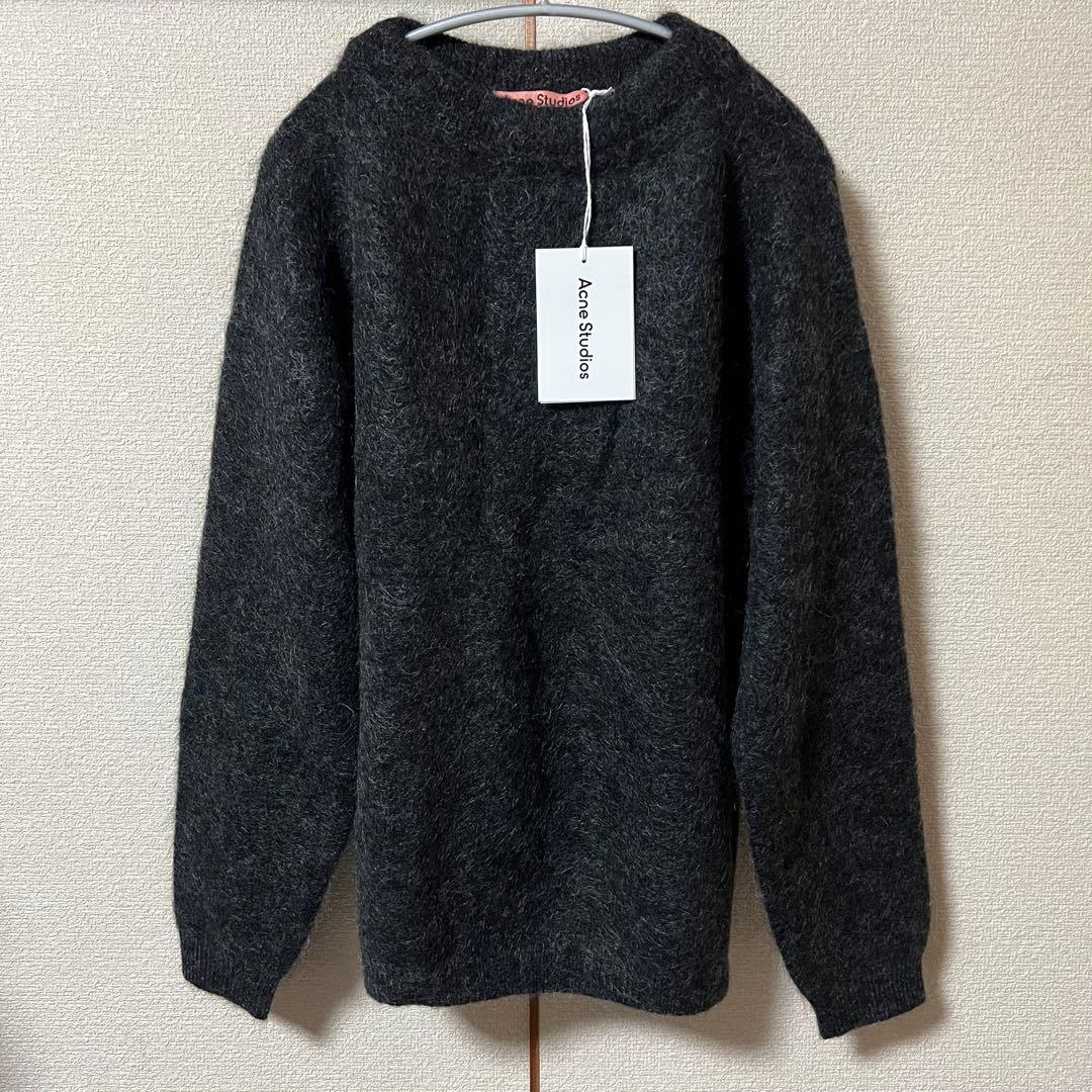 新品 acne studios アクネストゥディオ クルーネック モヘアニット