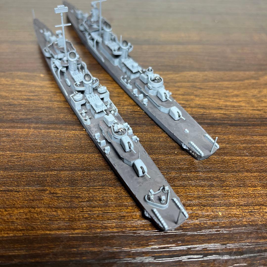 1/700 アメリカ海軍 護衛空母 ボーグ フレッチャー級駆逐艦 5隻セット