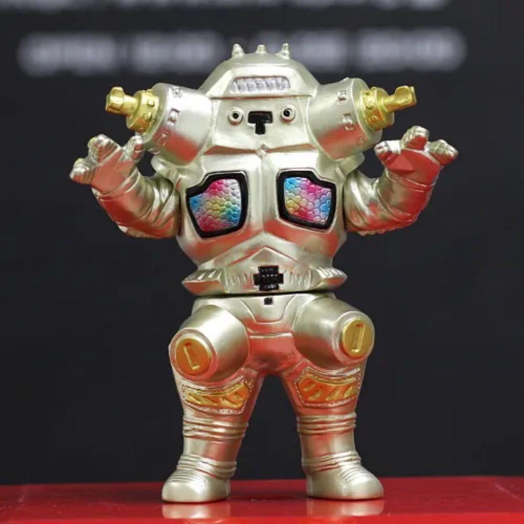 キングジョー レギュラー系ゴールド MAXTOY One up ソフビ 円谷プロ