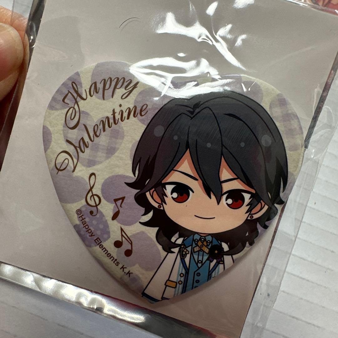 あんスタ/朔間零】ハート型缶バッジ4個 - メルカリ