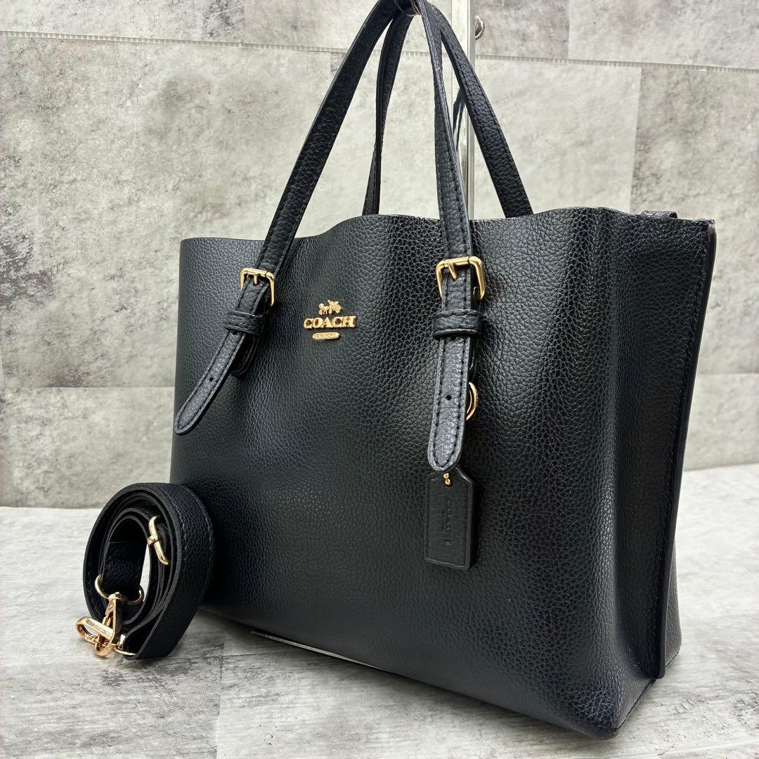 ✨美品✨コーチ モリー トート 2way クロスボディ レザー ブラック