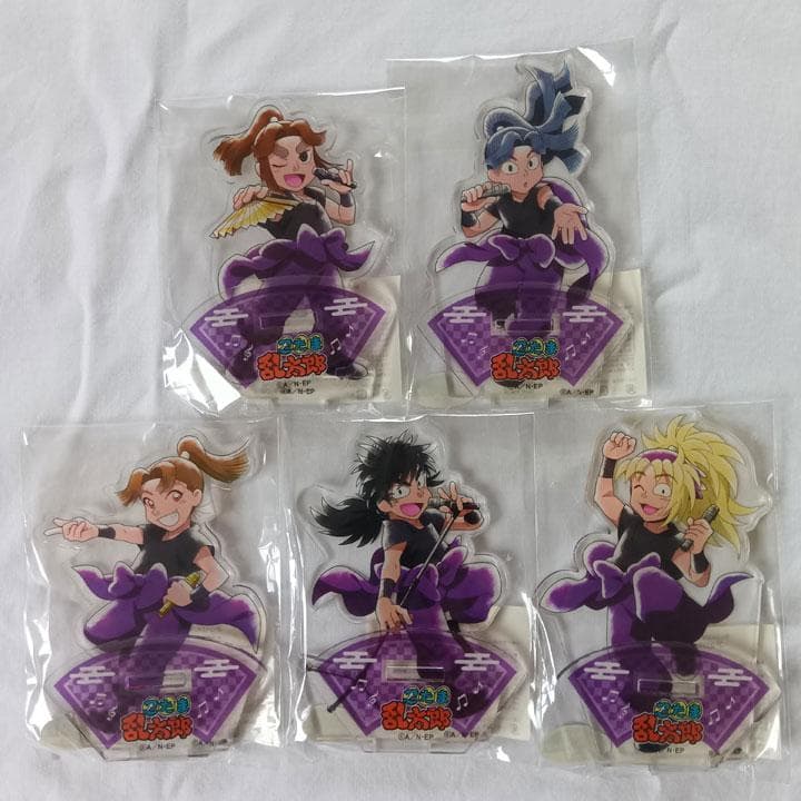 忍たま乱太郎 カラオケの鉄人コラボ アクリルスタンド 四年生セット