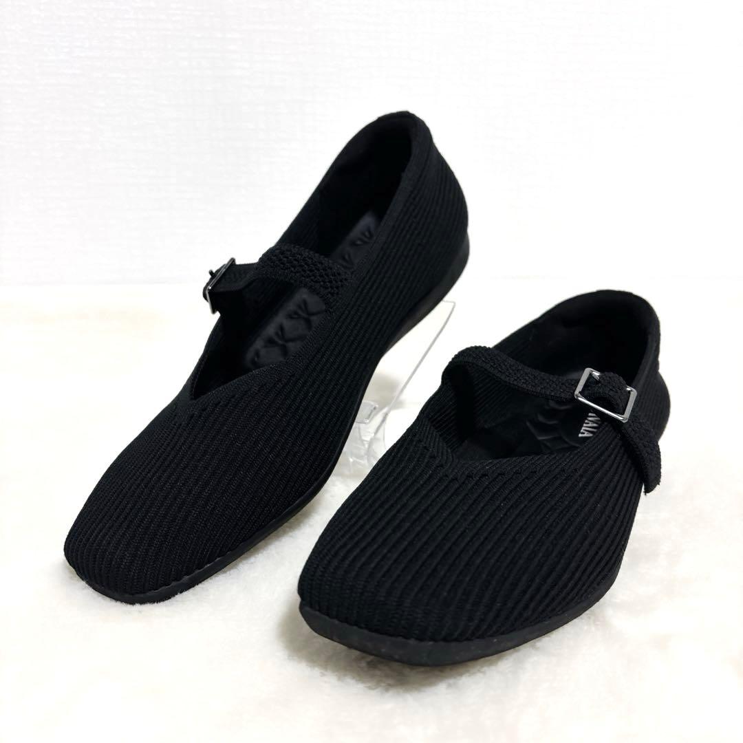 良品】VIVAIA メリージェーン フラットシューズ スクエアトゥ 37.5