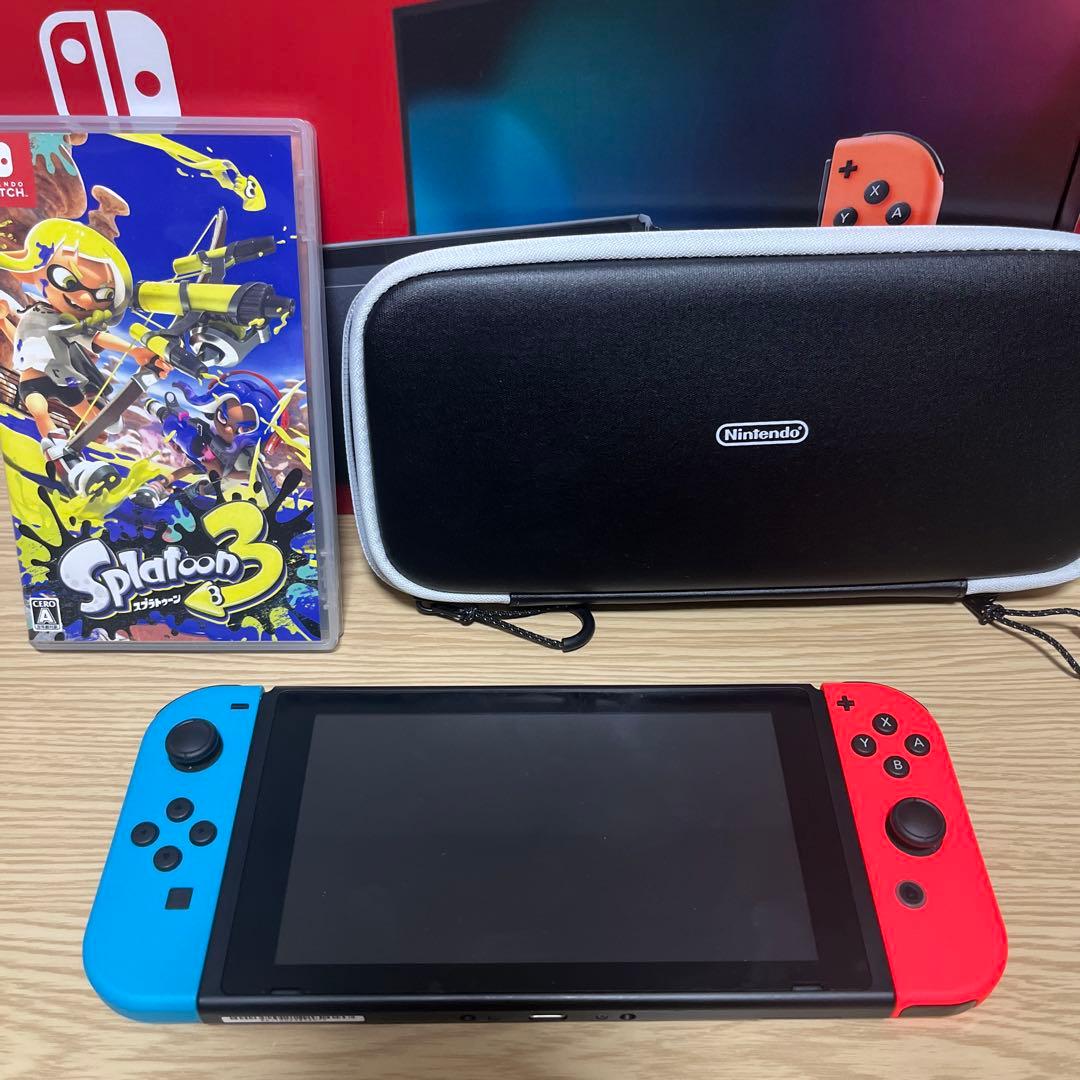 Nintendo Switch ネオンレッド/ネオンブルー 本体とおまけ Nintendo Switch ネオンブルー・ネオンレッド 任天堂 ゲーム機 本体