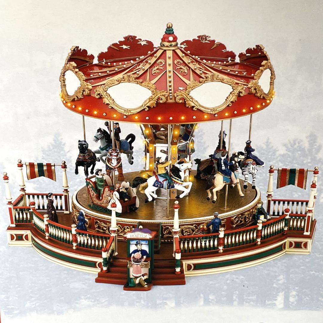 ☆訳あり☆未使用 豪華 ミスタークリスマス メリーゴーランド