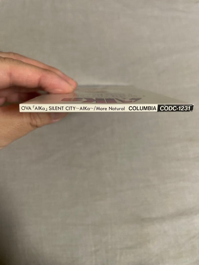 8cm CD 佐々木真里 SILENT CITY 裏ジャケはアウトじゃった♡