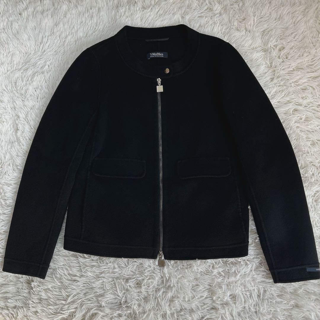S Max Mara クチートアマーノ ウールアンゴラ ノーカラー 40 - メルカリ