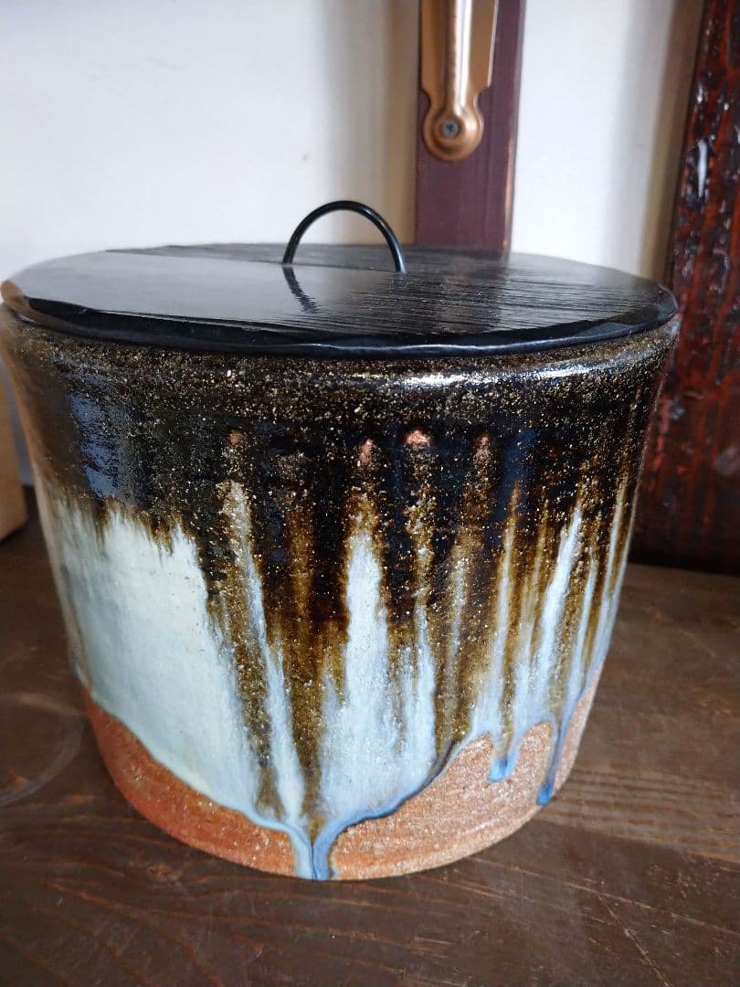 朝鮮唐津焼 水指（桐箱付） 小島喜昭 - メルカリ