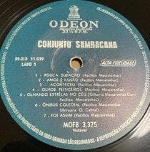 BRA盤69年オリジ！Conjunto Sambacana /Musicas D