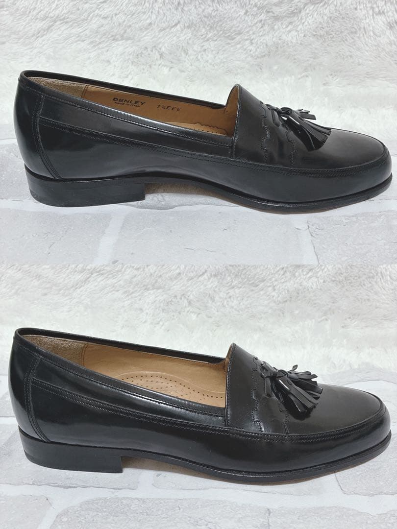 BALLY バリー タッセルローファー 黒 25.5cm EEE 美品