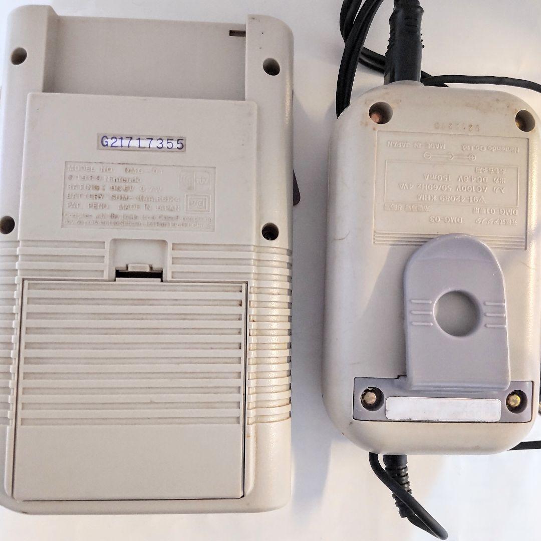 任天堂 初代 ゲームボーイ GAMEBOY DMG-01 充電式アダプタ付き - メルカリ