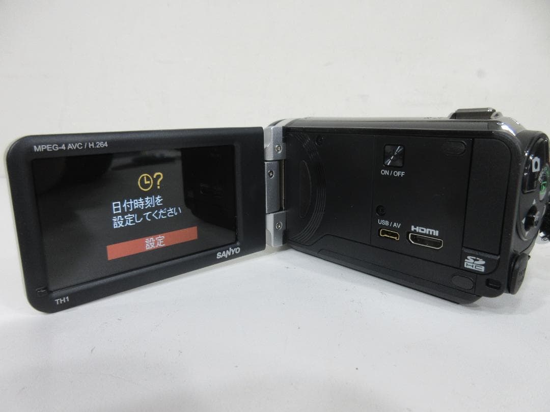 1217V【中古美品】SANYO ビデオカメラ Xacti DMX-TH1 - メルカリ