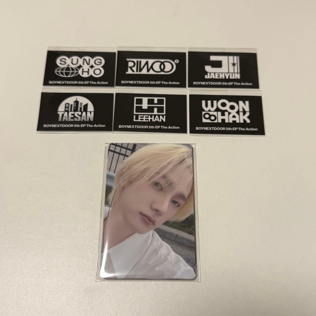 BOYNEXTDOOR The Action ユニバ特典 トレカ 6枚セット - メルカリ