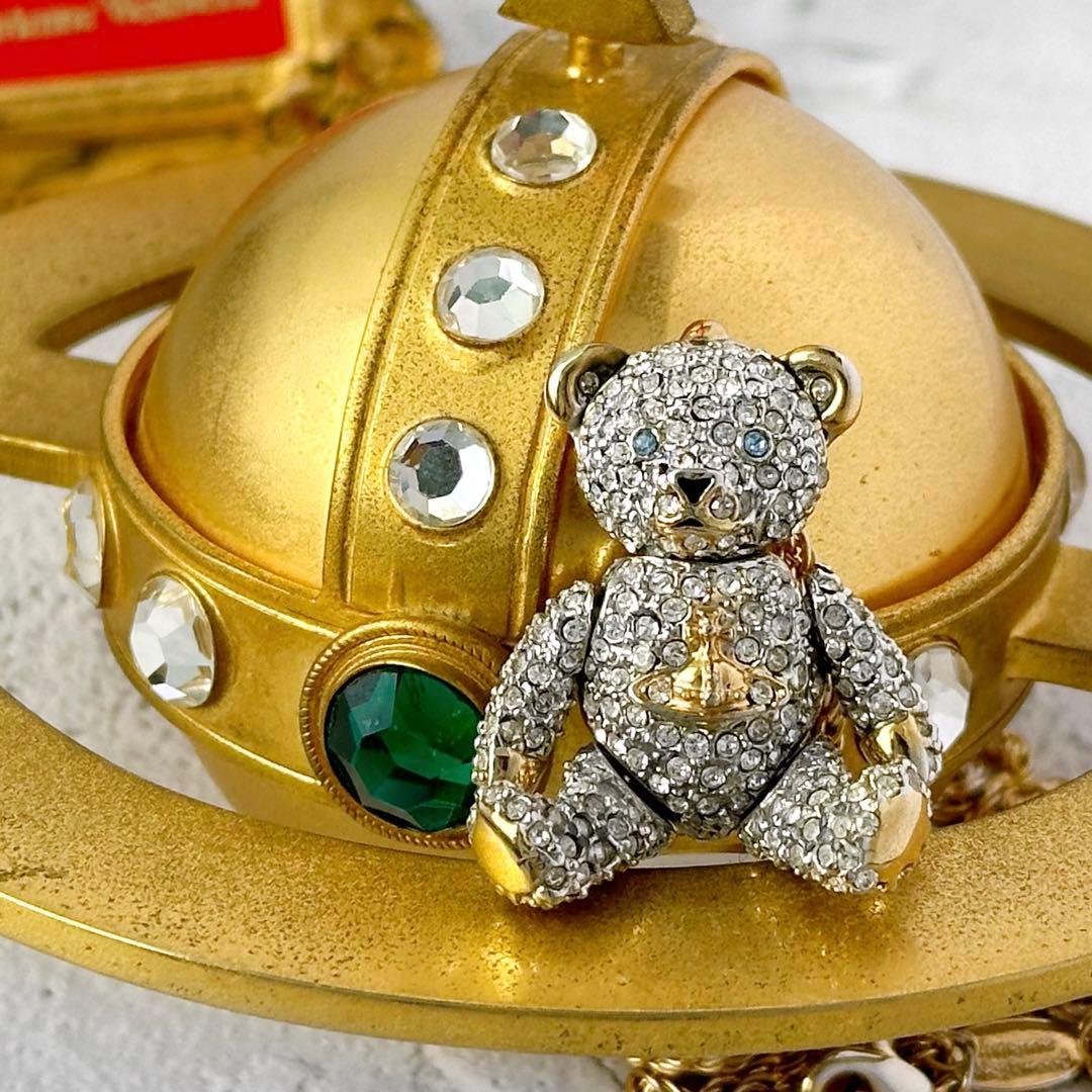 ヴィヴィアンウエストウッド ヴィンテージ クリスタル テディベア