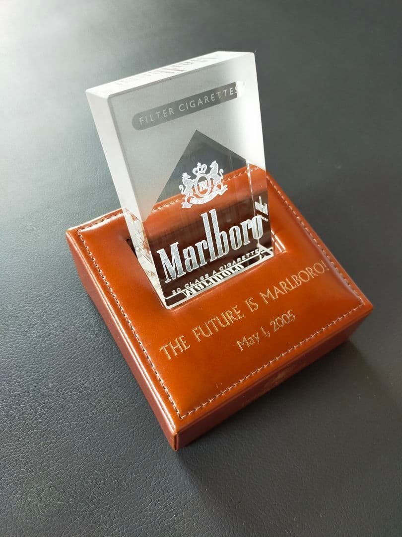 Marlboro クリスタル オブジェ 置物 非売品