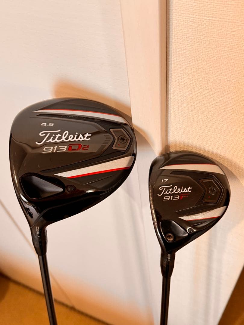 レフティ　タイトリスト　DR FW 913D2 913F 9.5° 17° タイトリスト 913F・d フェアウェイウッドの試打レビュー 口コミ・評価