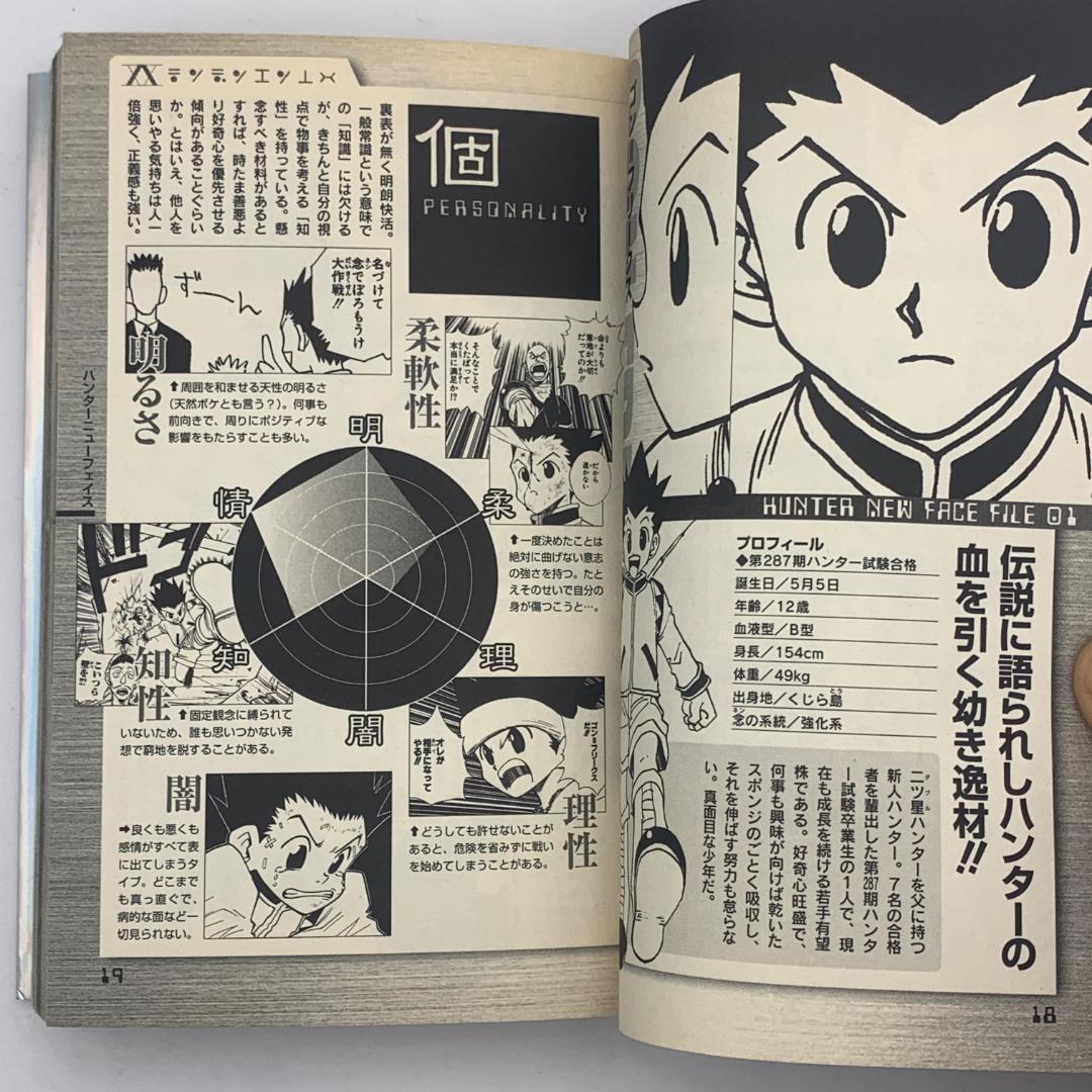 初版】HUNTER×HUNTER 帯付 ハンター協会公式発行ハンターズガイド