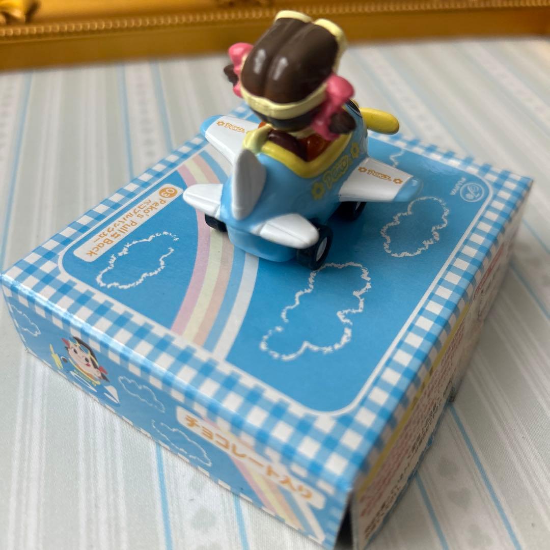 不二家 ペコちゃん ペコプルバックカー チョロQ ペコちゃん飛行機