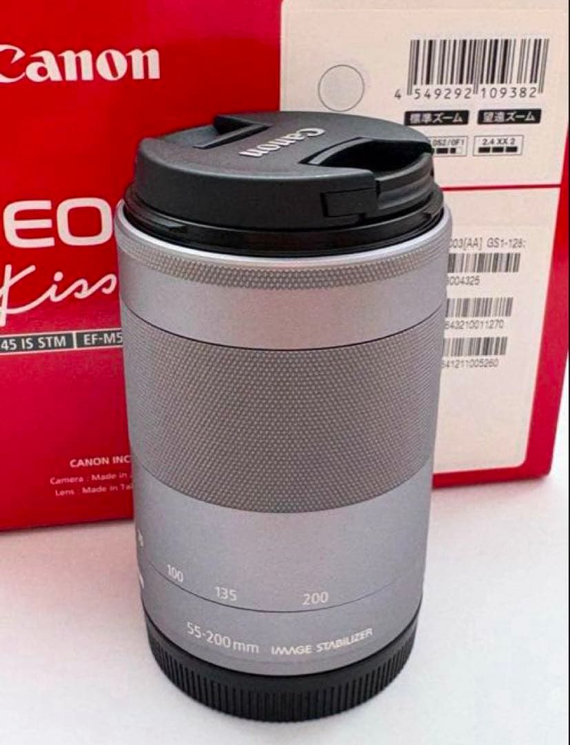 レンズ(ズーム) CANON EF-M55-200mm F4.5-6.3 IS STM eos m