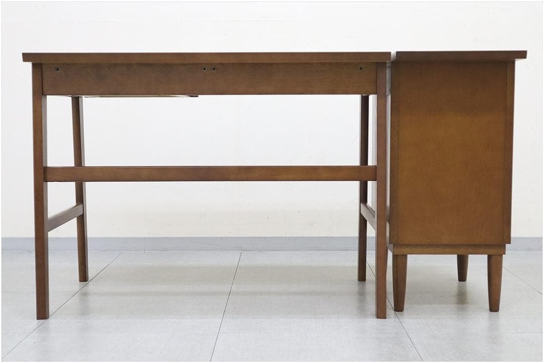 カリモク60 ロクマル デスク 平机 木製 オーク 書斎 (別チェスト購入