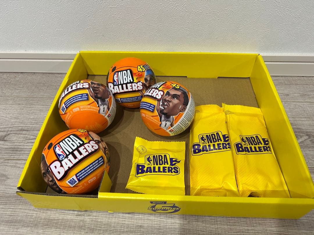 5サプライズシリーズ2 NBAボウラーズ 4個セット おまけ付き（ハーフ