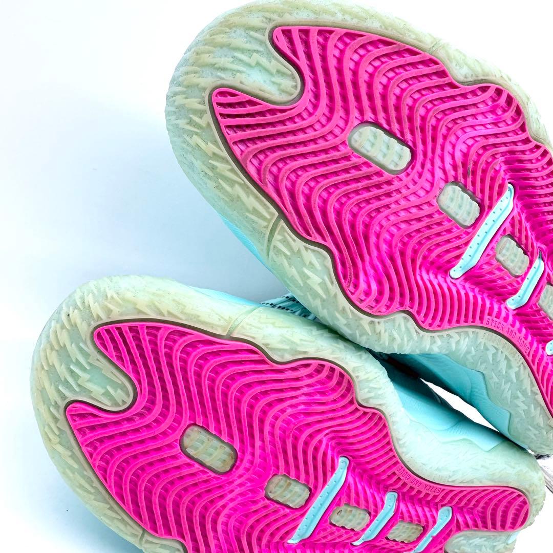 極美品✨アディダス Dame8 \"リスペクト\" バスケットボールシューズ 27