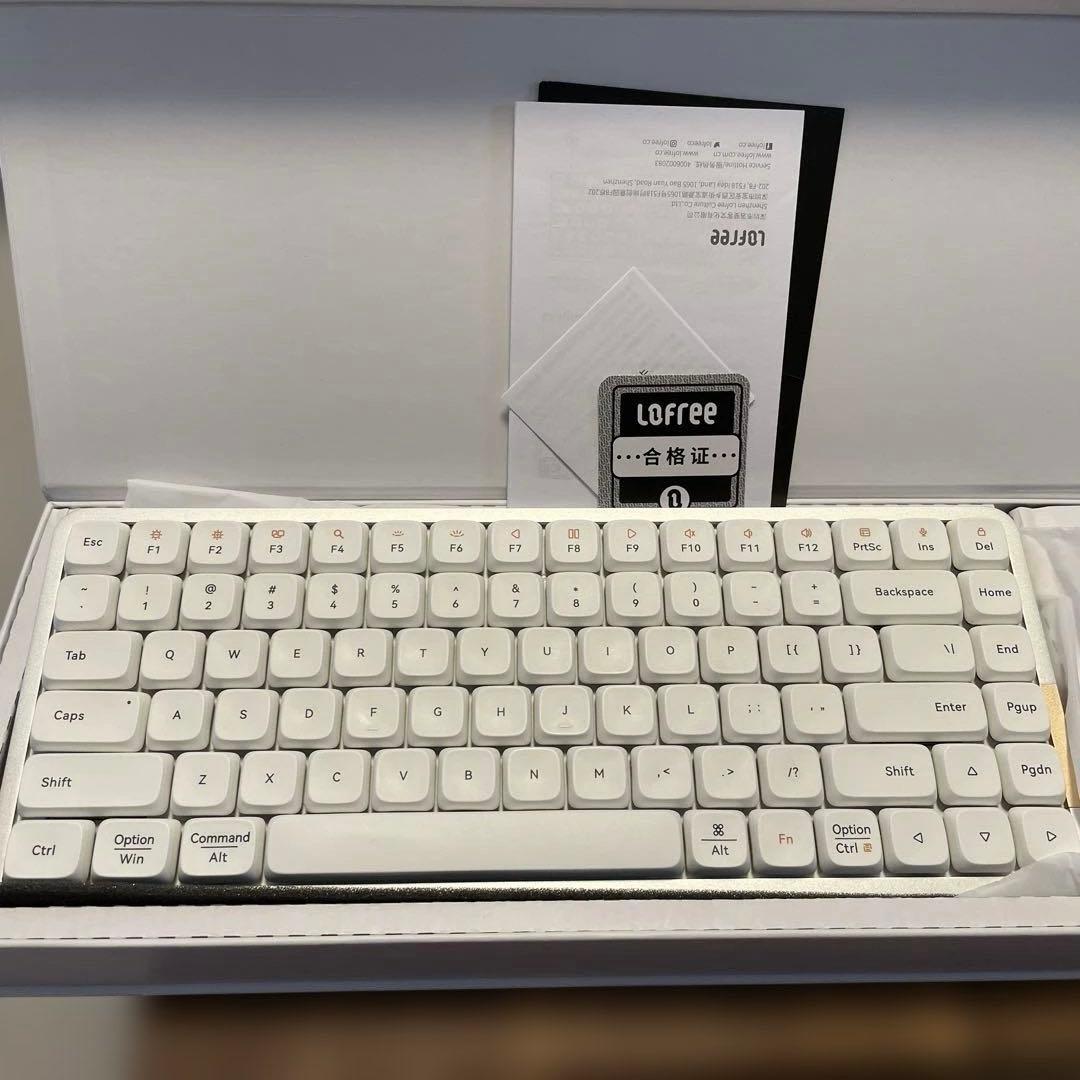 Lofree Flow 84-Key ロープロファイルキーボード Flow84, the Smoothest Mechanical Keyboard