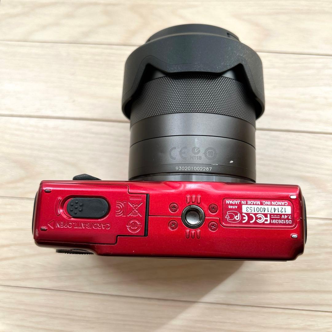 Canon EOS M レッド ミラーレス一眼カメラ レンズ付き - メルカリ