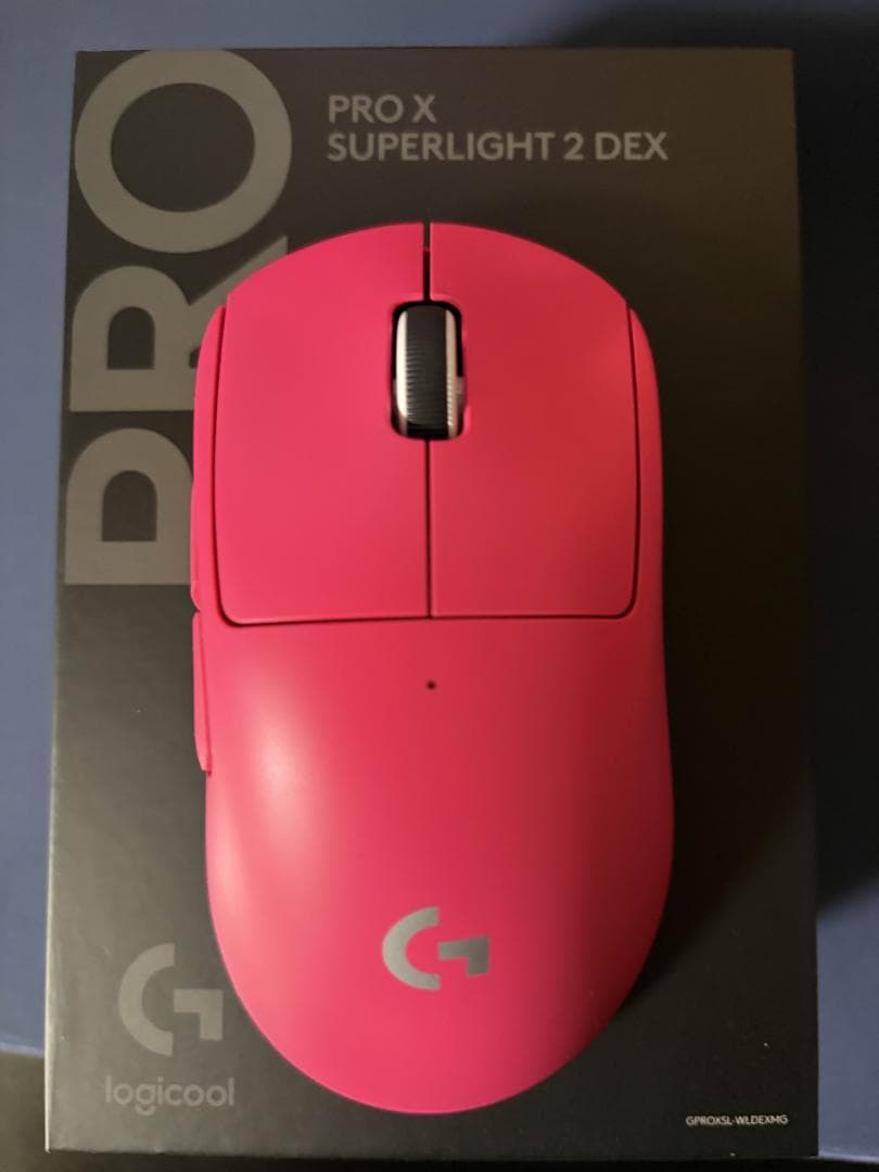Logicool PRO X SUPERLIGHT 2 DEX マゼンタ Logitech G PRO X SUPERLIGHT 2 4K Wireless Gaming Mouse - Magenta