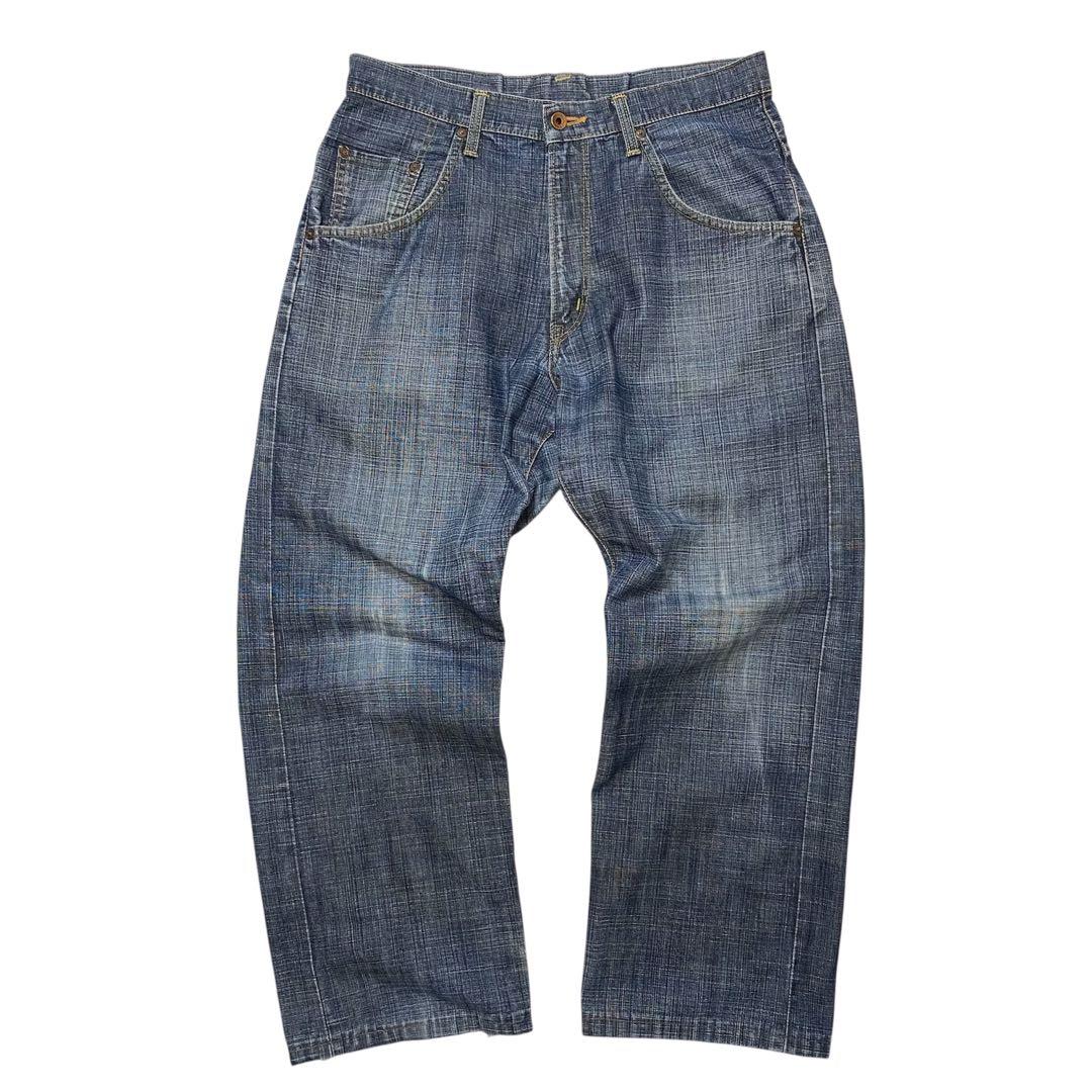 00s【archive】grunge denim pants Y2K 青 - メルカリ