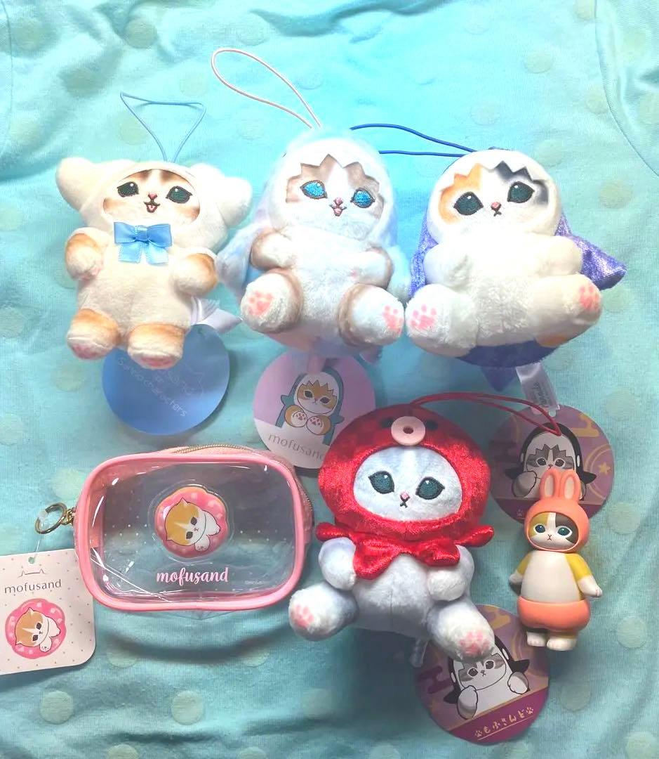 モフサンド mofusand マスコット ミニポーチ ミニフィギュア - メルカリ