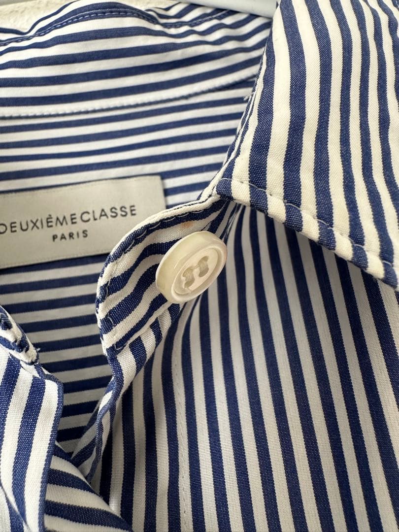 ドゥーズィエムクラス ストライプ ロングシャツ LONG SHIRT - メルカリ