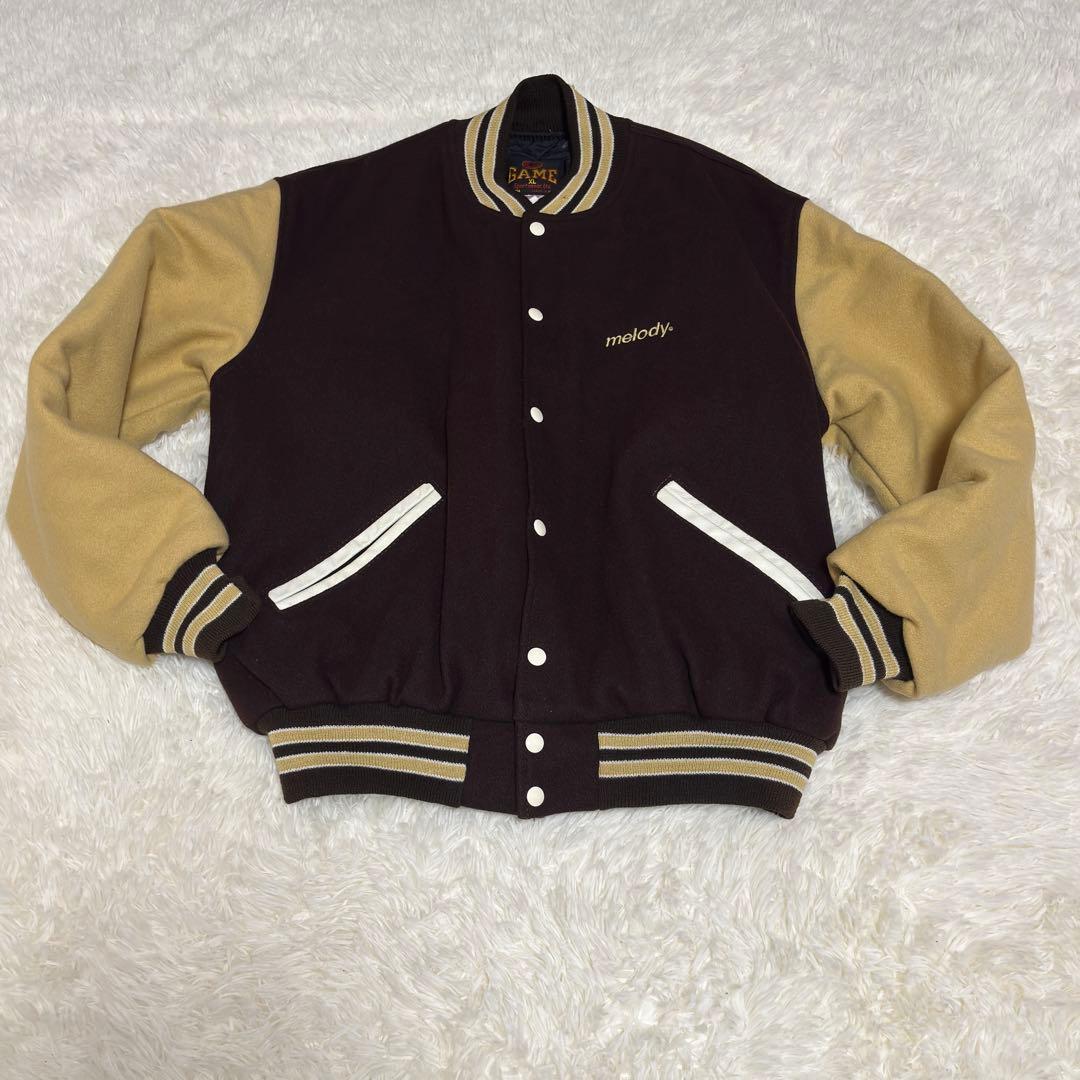 90s GAME Sports wear ウールスタジャン 大きいXLサイズ - メルカリ
