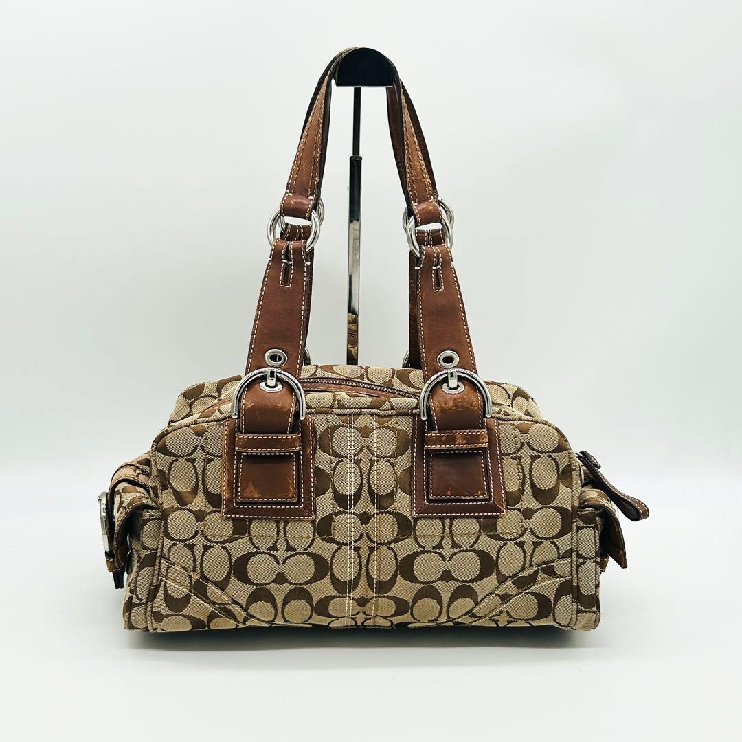 Coach Soho Signature Mini Boston Bag y2k - メルカリ