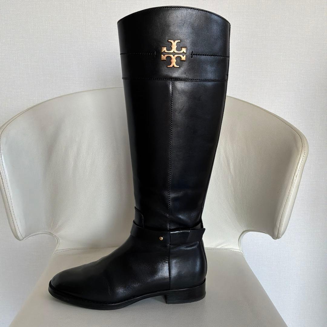 トリーバーチ　ロングブーツ　ブラック　US7.5 24.5cm