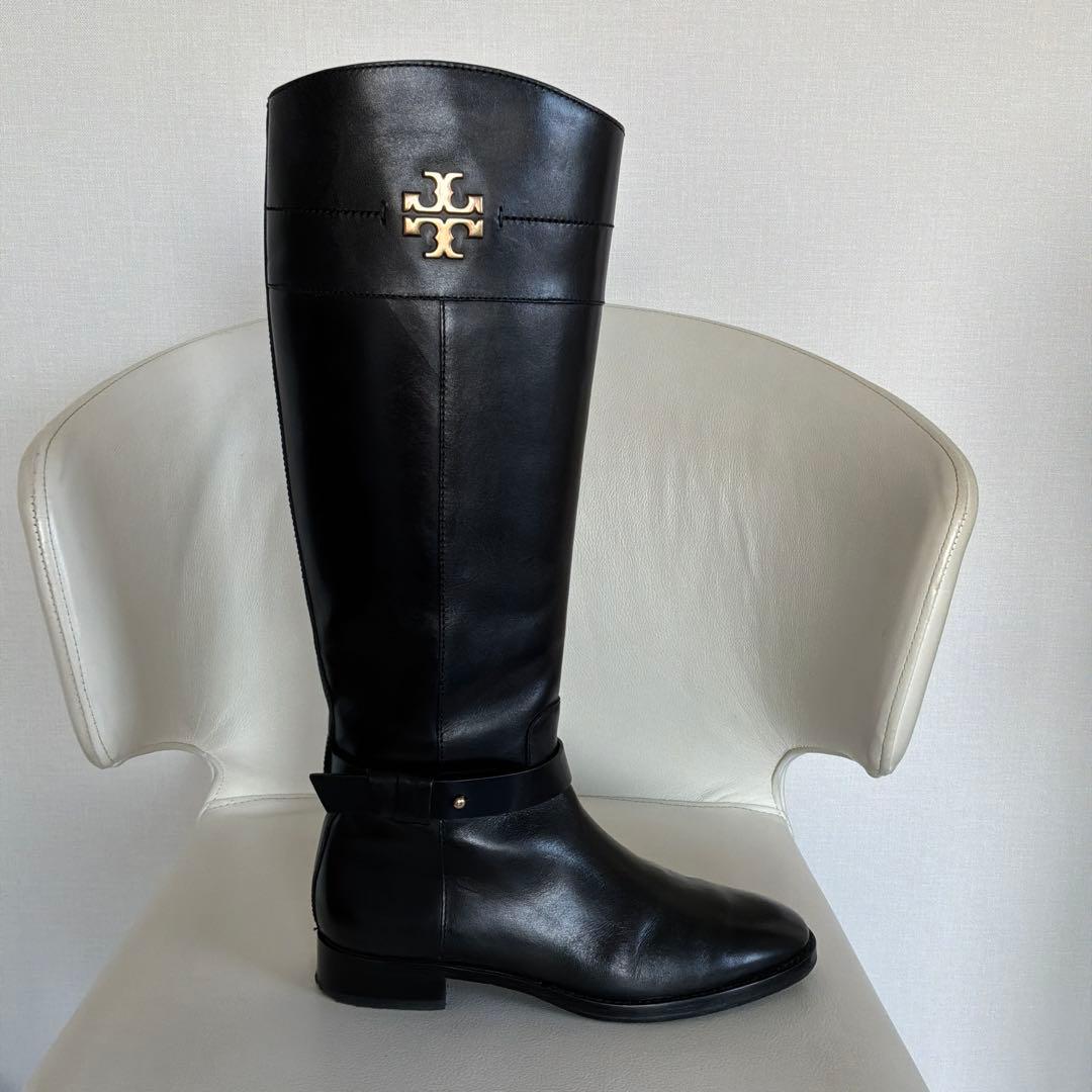 トリーバーチ　ロングブーツ　ブラック　US7.5 24.5cm