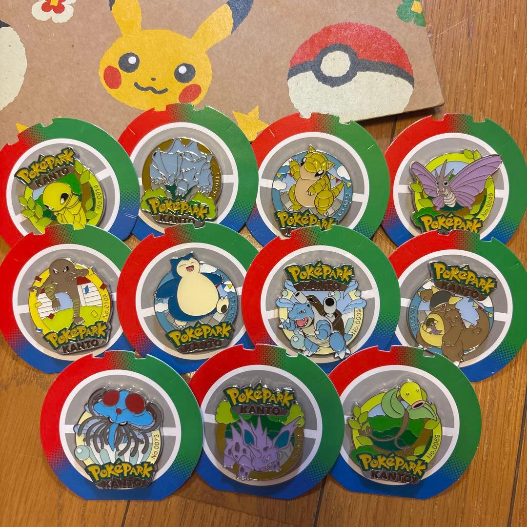 ポケパークカントー ピンズ 11点 まとめ売り 【ポケパーク カントー