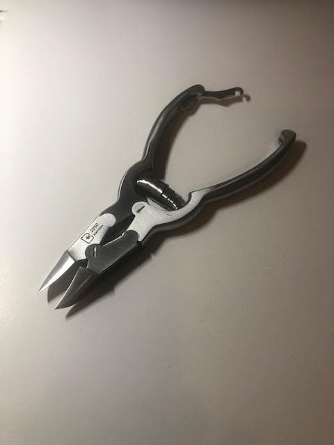 リンク式カーブ刃　爪ニッパ　2250　16.2cm（実測） ニッパー爪切り