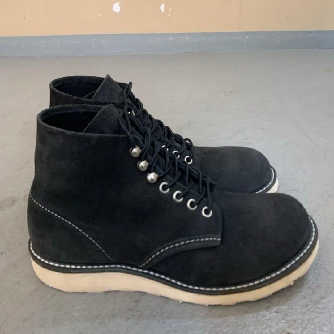 超美品 RED WING 8174 7.5D 黒スエード レッドウィング