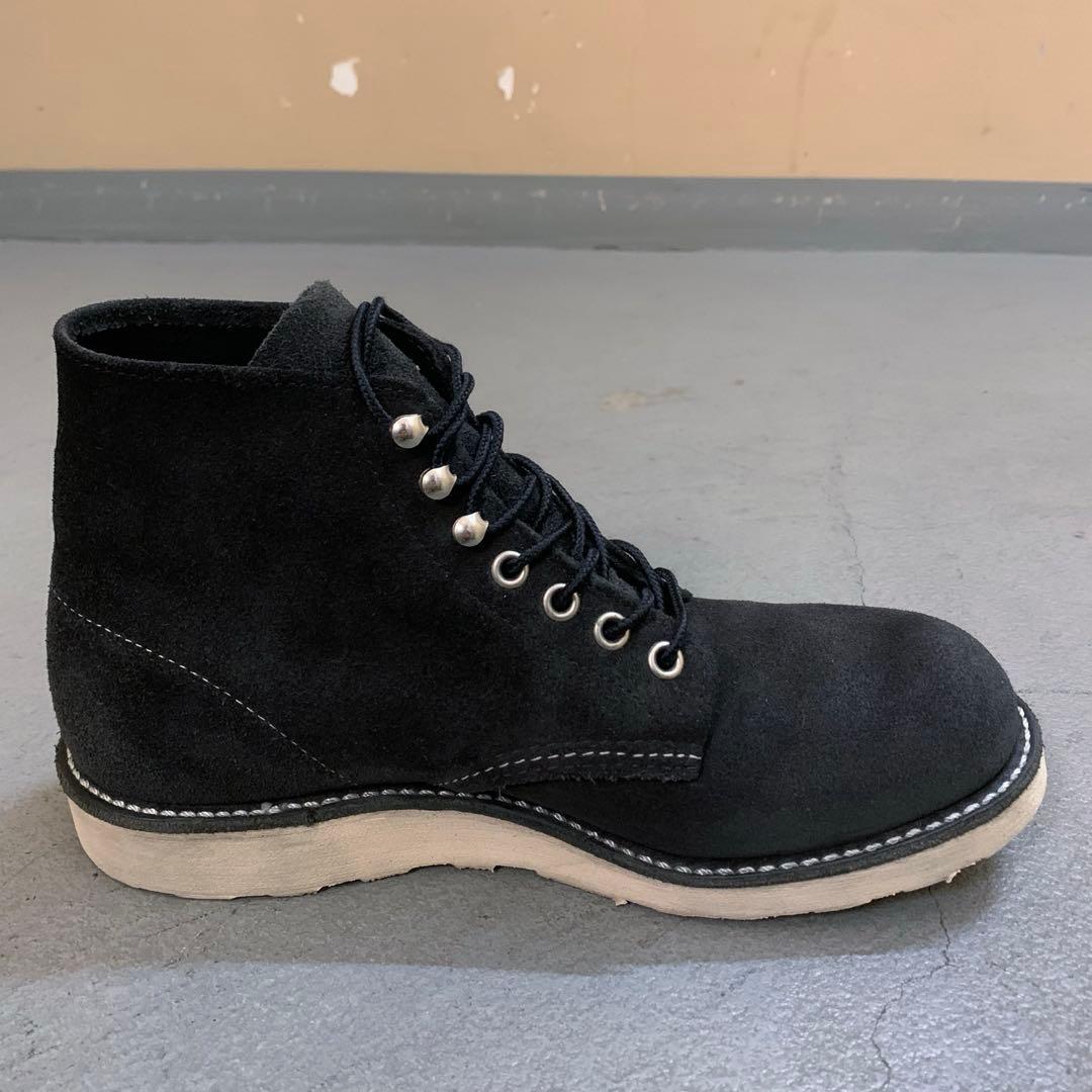 超美品 RED WING 8174 7.5D 黒スエード レッドウィング
