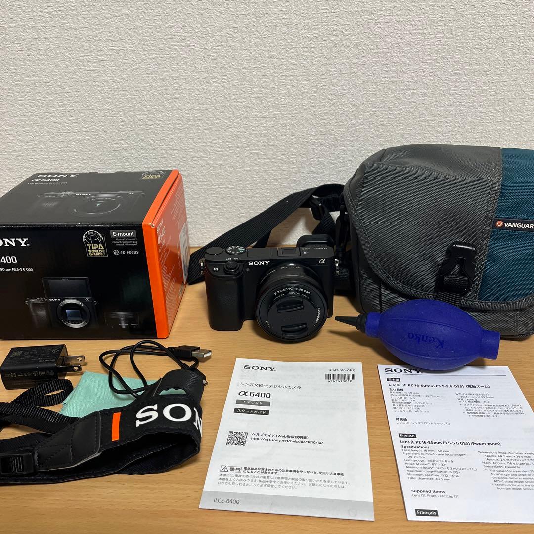 SONY α6400 E 16-50 OSS キッドレンズ・おまけ付き Amazon | ソニー SONY ミラーレス一眼 α6400 パワーズームレンズキット