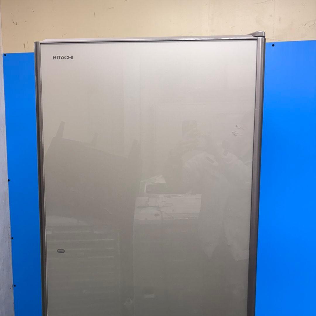 573 イチオシ 冷蔵庫 大型 400L強 ガラストップ 5ドア 半年保証付