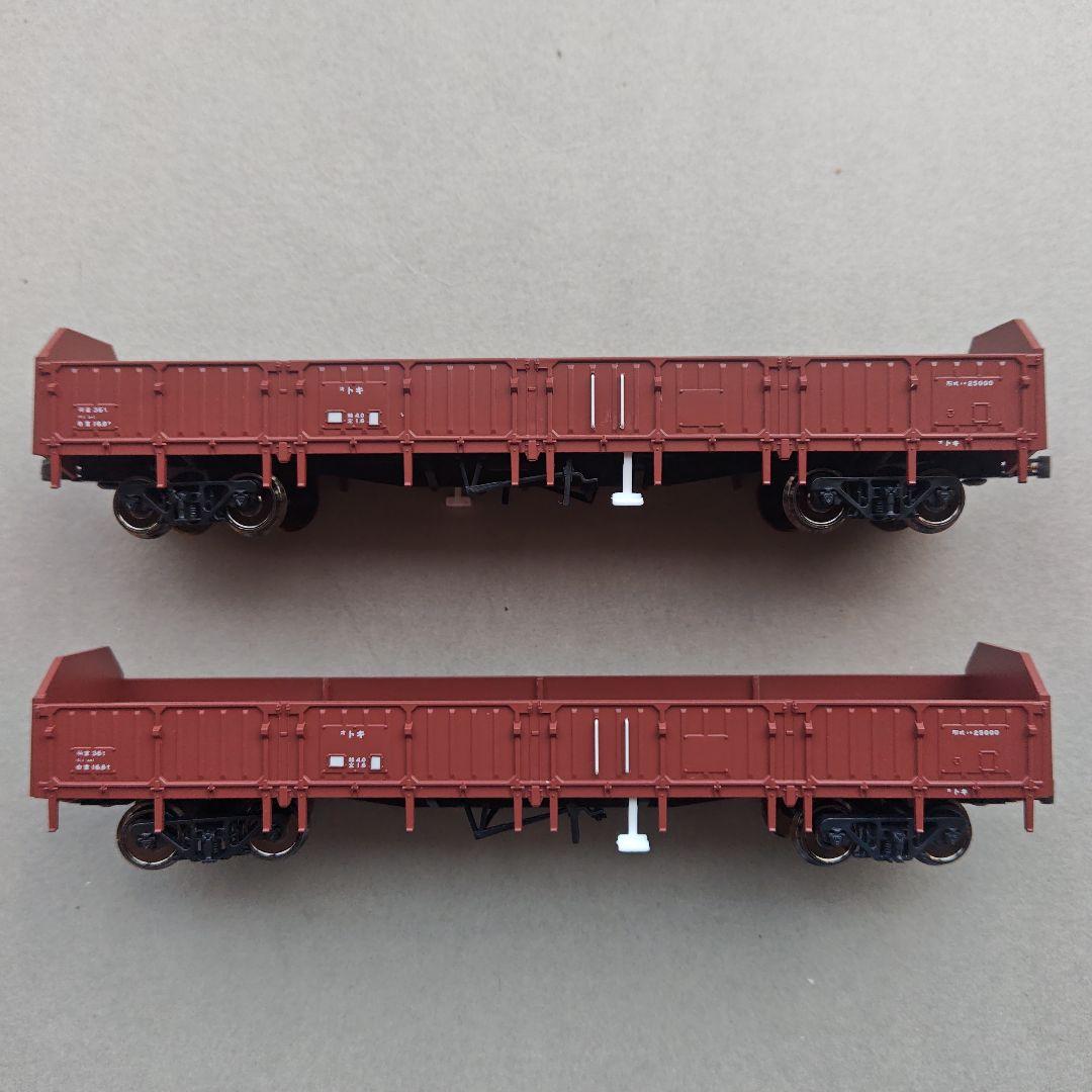 絶版品】トラムウェイ 国鉄トキ25000形 アオリ戸&妻構︰プレス鋼板