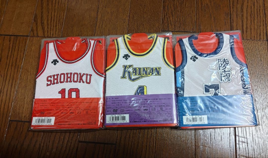 SLAM DUNK DVDコレクション Vol.1-3 特典BOX付き 未開封品