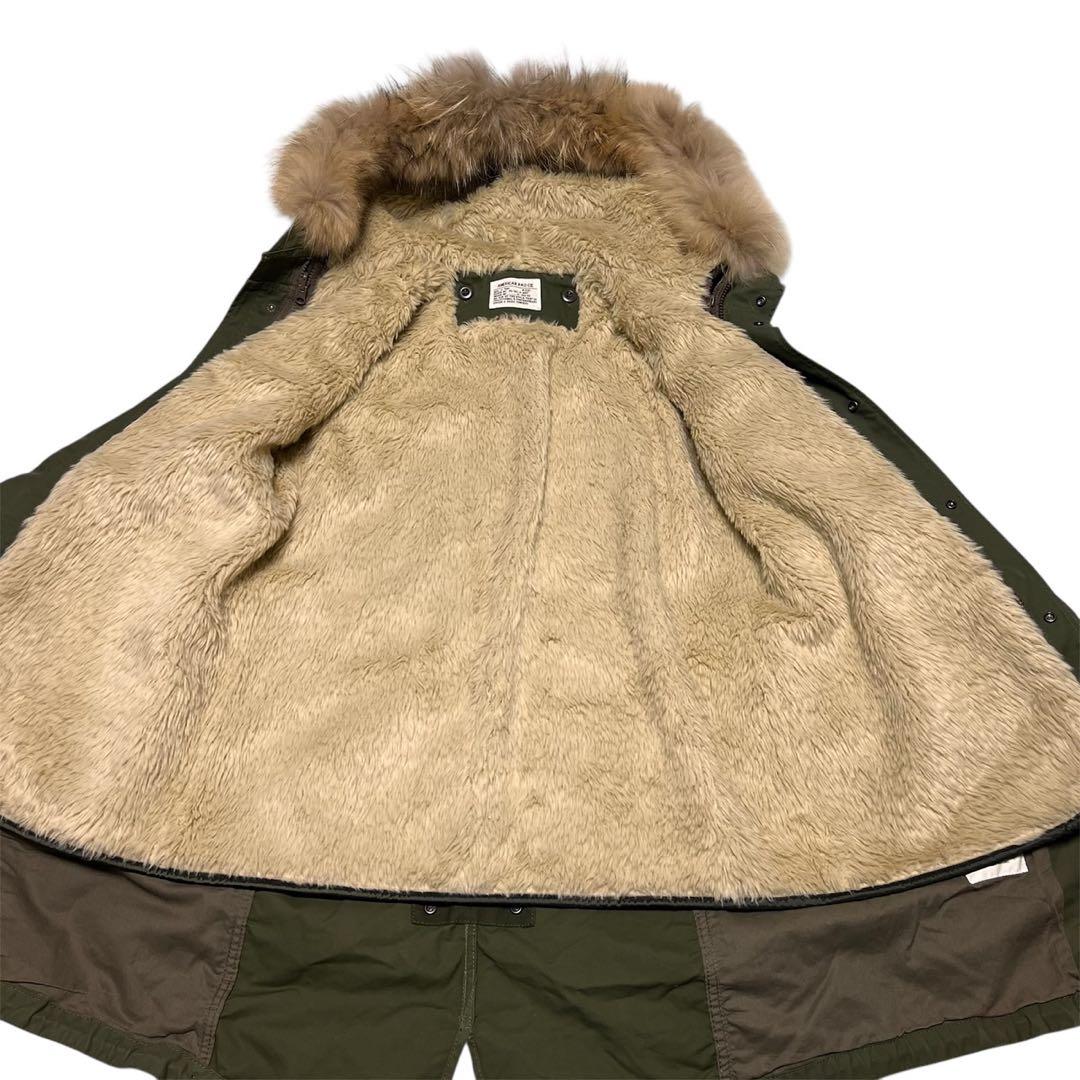美品】アメリカンラグシー モッズコート オリーブ M 4way ラクーン