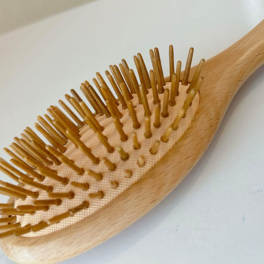 アムウェイ バンブークッションブラシ ヘアブラシ anway ブラシ - メルカリ